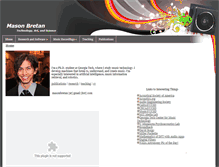 Tablet Screenshot of masonbretan.com